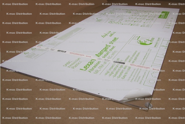 Polycarbonate Lexan® MR10 Sheets, .125 to .500 inch thicknesses